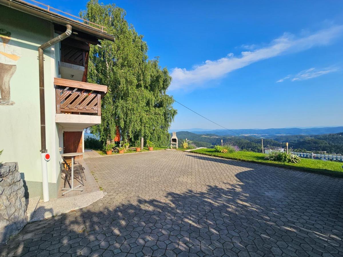 Zidanica Bundersek Lägenhet Šentjanž Exteriör bild